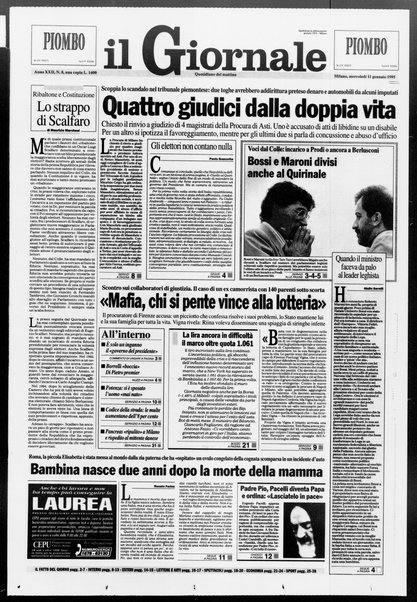 Il giornale : quotidiano del mattino